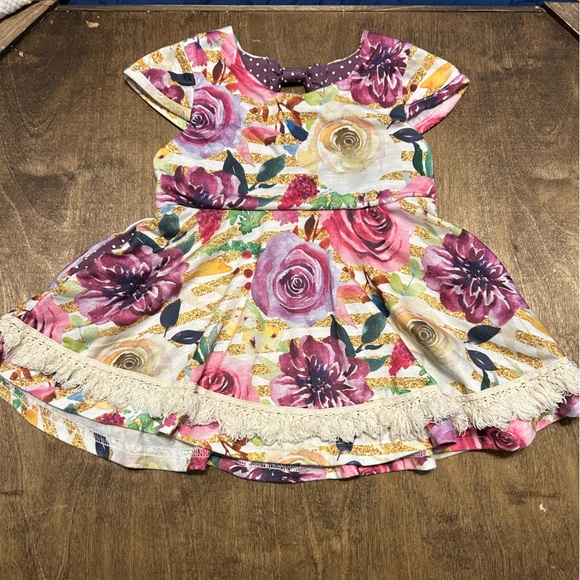 COPY - Girls Dress with matching pants size 18 months - Picture 2 of 4